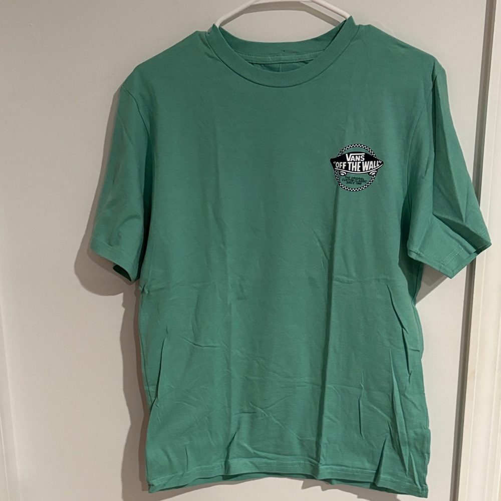 Vans “Off The Wall” Teal Short Sleeve Kids Tee